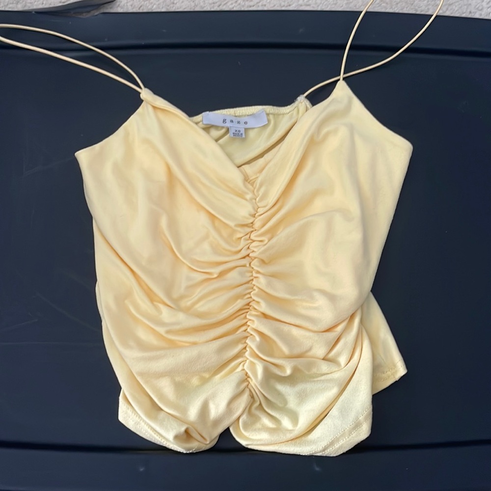 GAZE Pale Yellow Tank